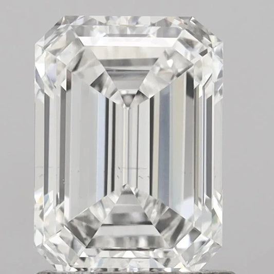 1.61ct Emerald Lab Grown Diamond (Colour E, Clarity VS2, IGI Certified)