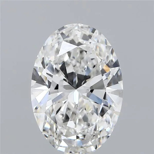 3.00ct Oval Lab Grown Diamond (Colour F, Clarity VVS1, IGI Certified)