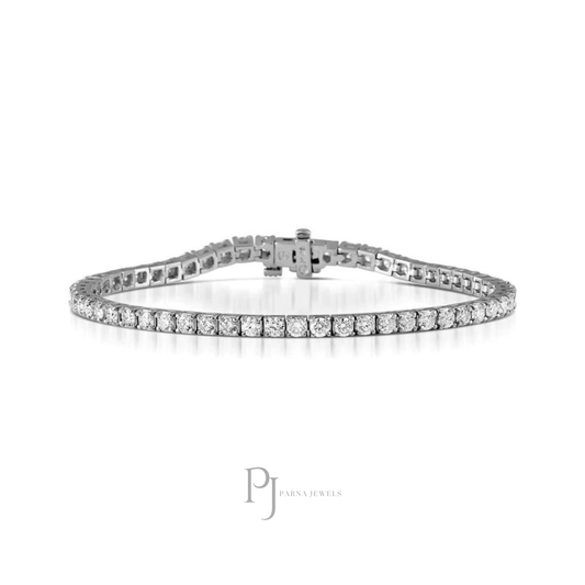 Natural Diamond Tennis Bracelet
